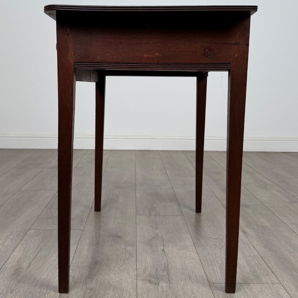  Antique 18th Century Georgian Writing Table In Oak View III