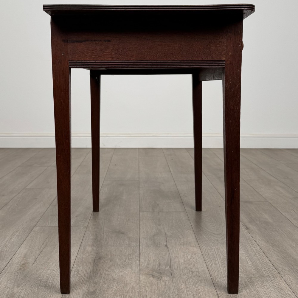  Antique 18th Century Georgian Writing Table In Oak View VII