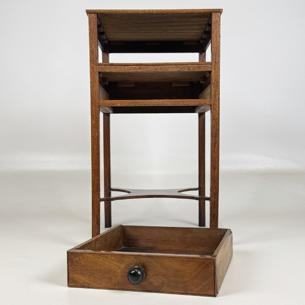 Antique 18th Century Small Georgian Side Table In Mahogany  View X