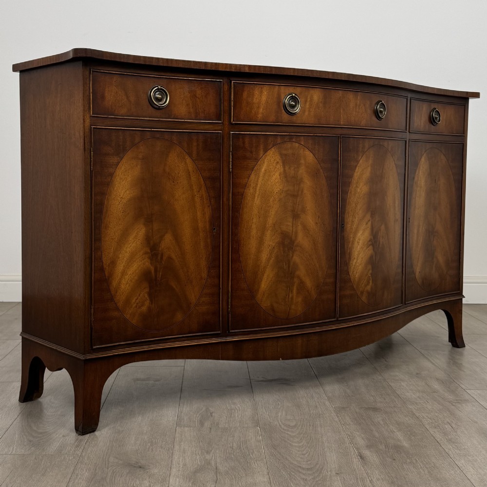 Antique 20th Century Good Quality Sideboard In Mahogany  View IX