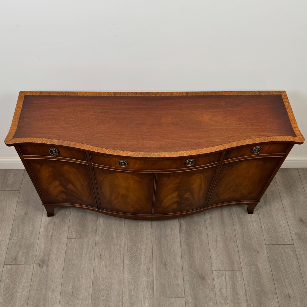 Antique 20th Century Good Quality Sideboard In Mahogany  View X