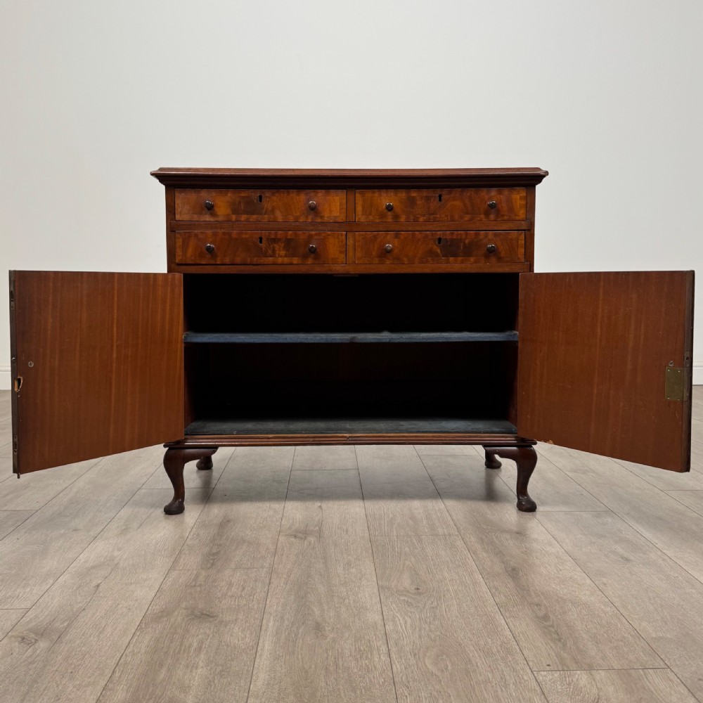 Antique 20th Century Edwardian Cupboard In Mahogany  View II