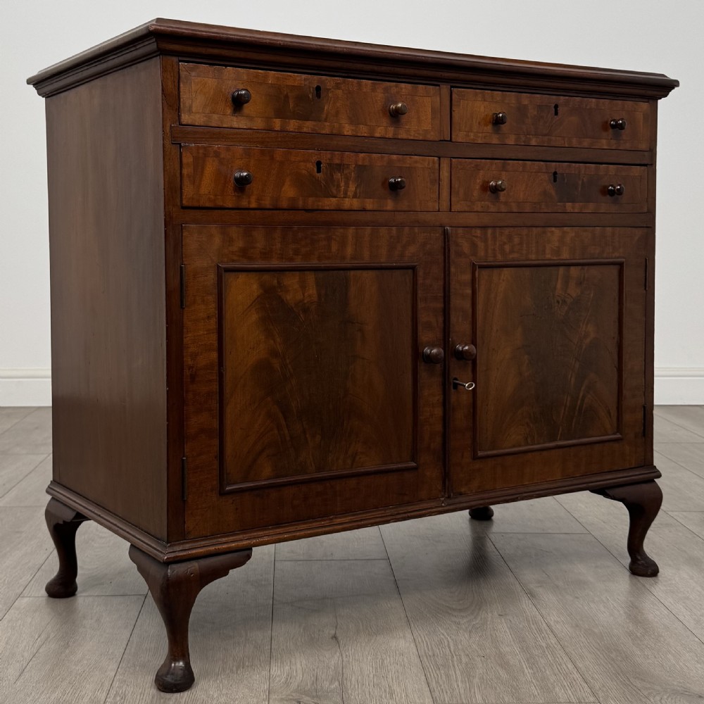 Antique 20th Century Edwardian Cupboard In Mahogany  View IX