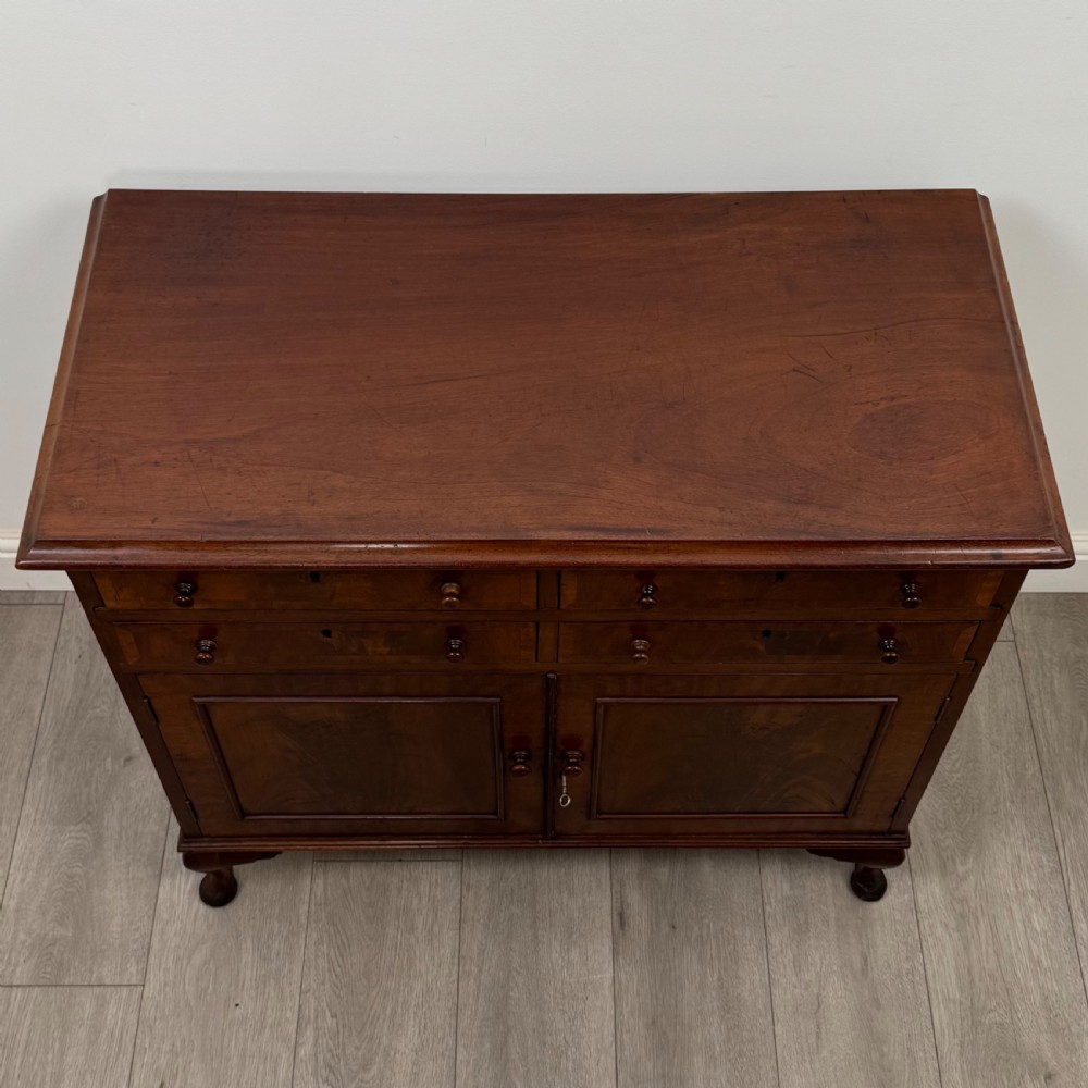 Antique 20th Century Edwardian Cupboard In Mahogany  View X