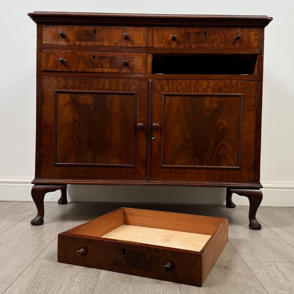 Antique 20th Century Edwardian Cupboard In Mahogany  View XI