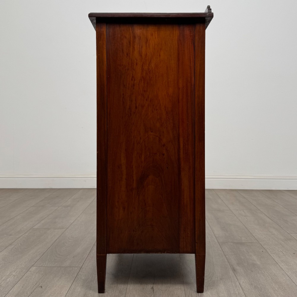 Antique 20th Century Inlaid Edwardian Cupboard In Mahogany View IV