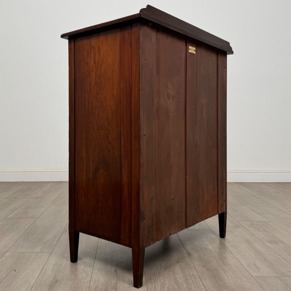 Antique 20th Century Inlaid Edwardian Cupboard In Mahogany View V