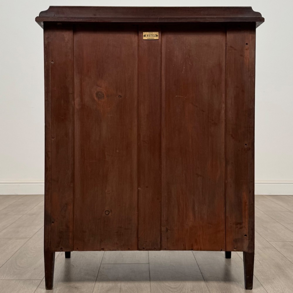 Antique 20th Century Inlaid Edwardian Cupboard In Mahogany View VI