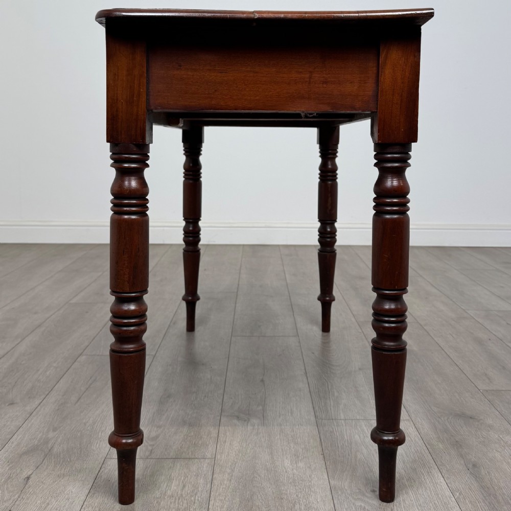  Antique 19th Century Victorian Writing Table In Mahogany  View III