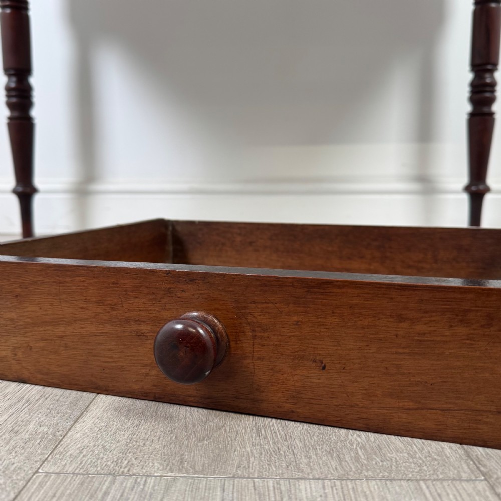  Antique 19th Century Victorian Writing Table In Mahogany  View XI