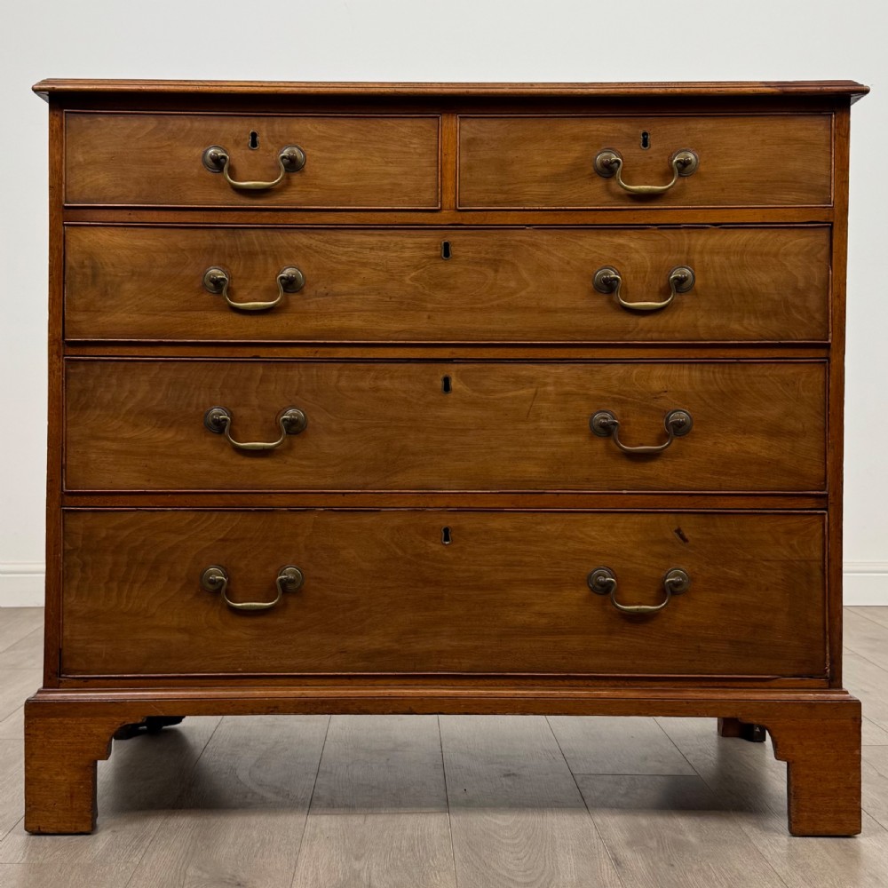 Antique 18th Century Georgian Mahogany Chest Of Drawers 