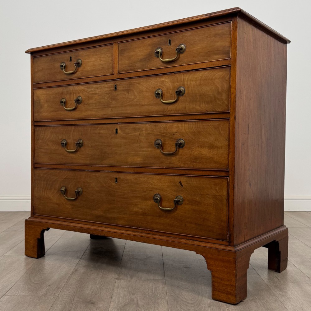 Antique 18th Century Georgian Mahogany Chest Of Drawers  View II