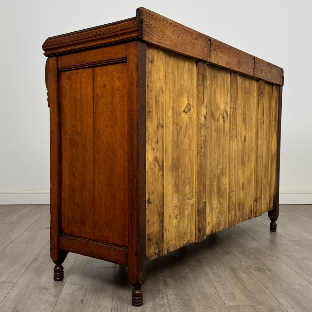 Antique 19th Century Fine Quality Sideboard In Golden Oak View V