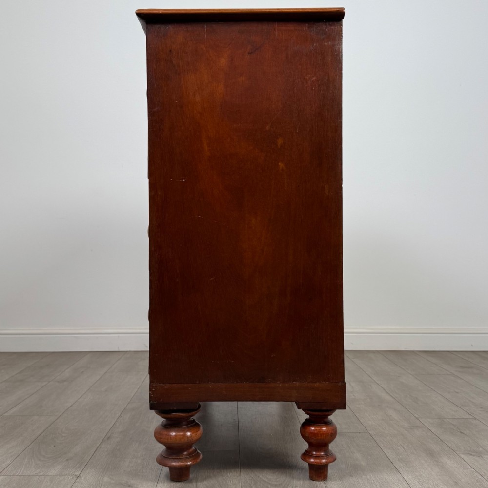 Antique 19th Century Victorian Mahogany Chest Of Drawers  View III
