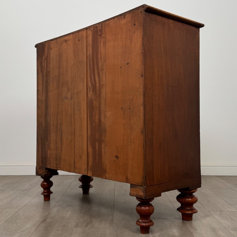 Antique 19th Century Victorian Mahogany Chest Of Drawers  View VI