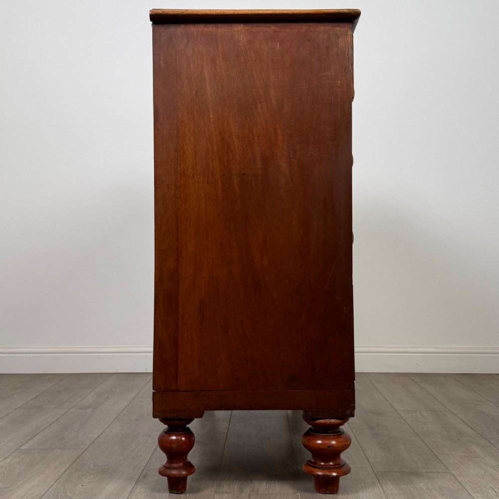 Antique 19th Century Victorian Mahogany Chest Of Drawers  View VII