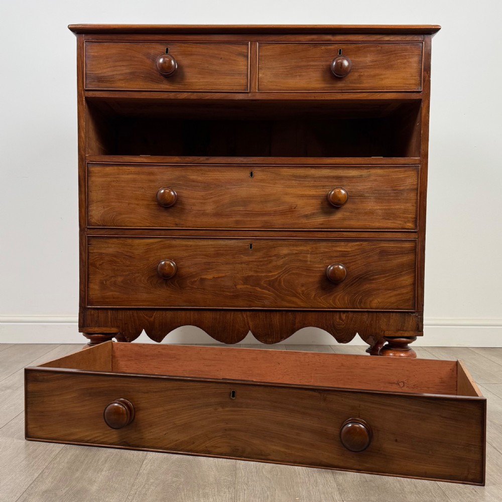 Antique 19th Century Victorian Mahogany Chest Of Drawers  View X