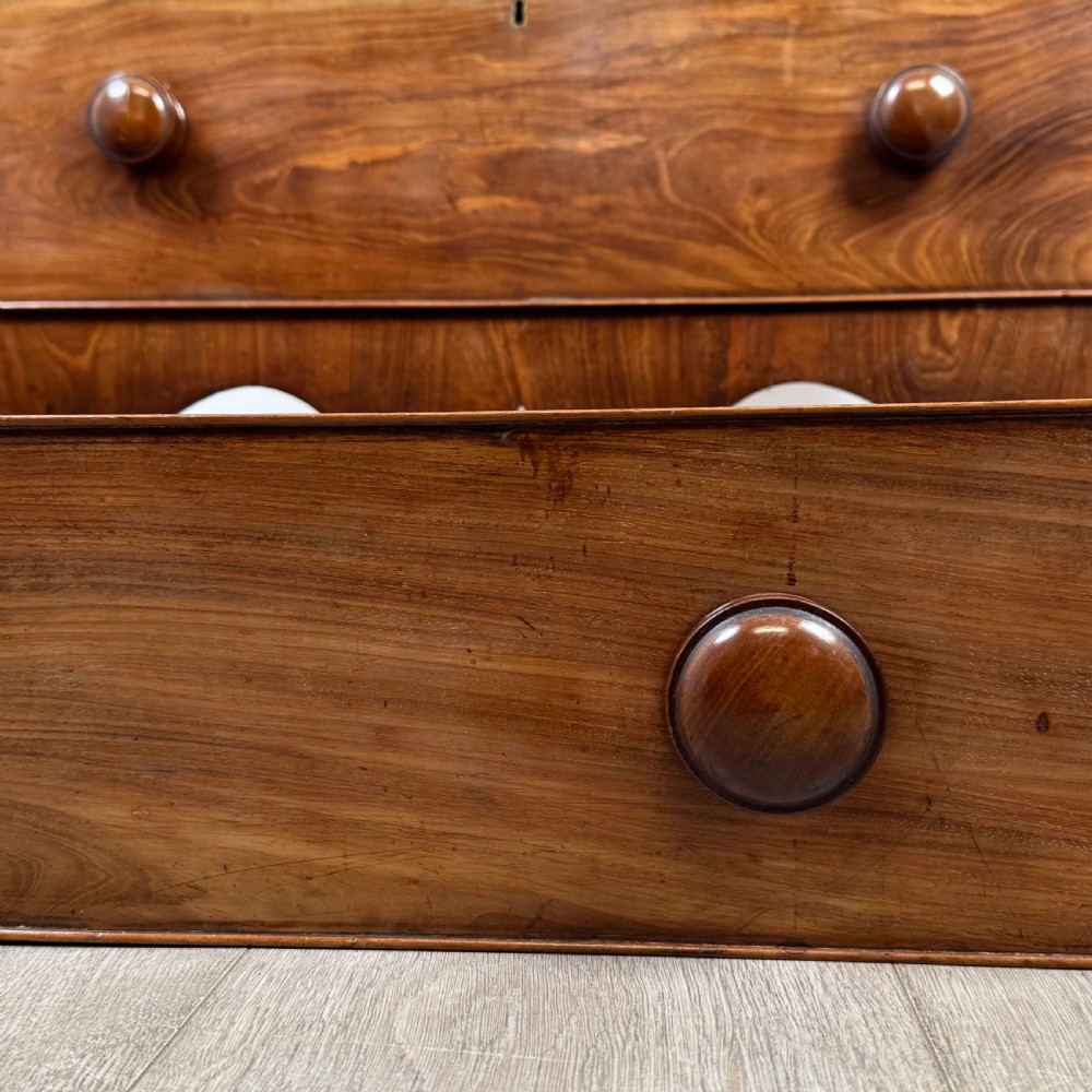 Antique 19th Century Victorian Mahogany Chest Of Drawers  View XI