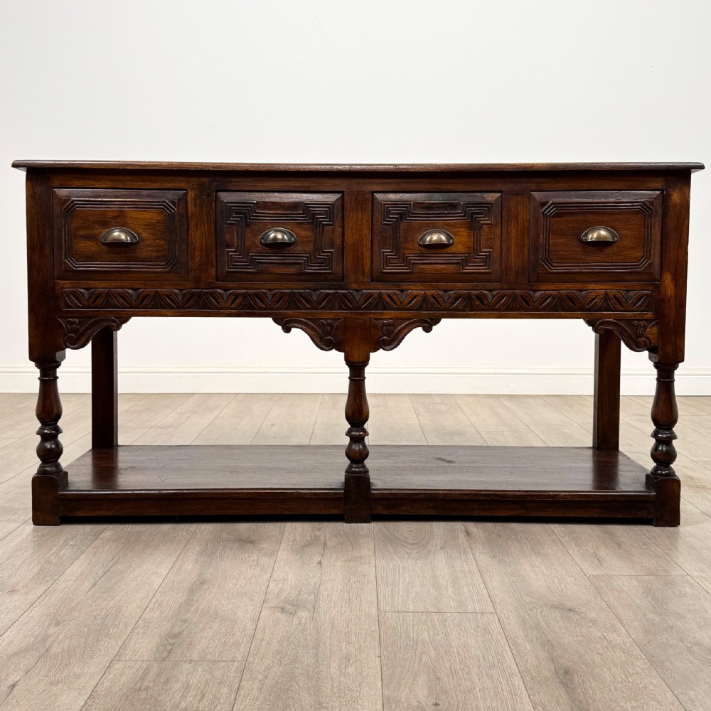  Antique 20th Century Good Quality Dresser Base In Walnut