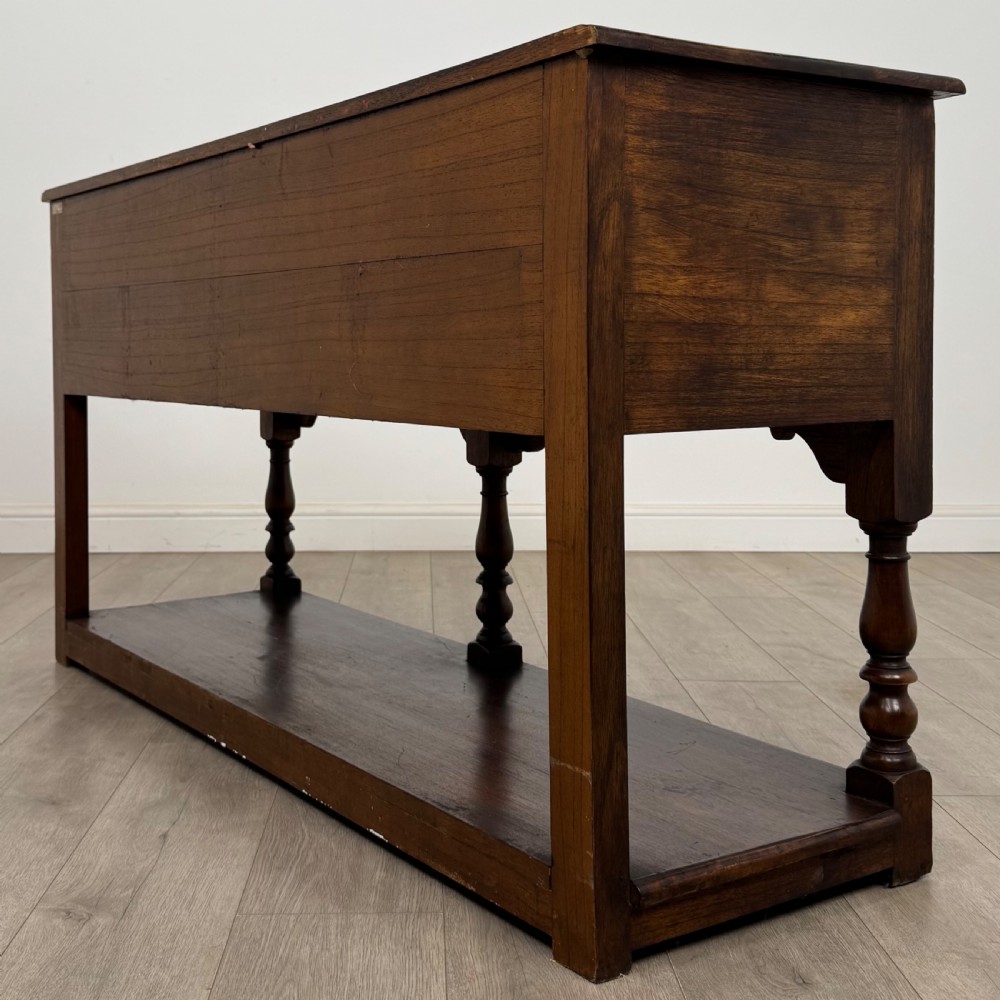  Antique 20th Century Good Quality Dresser Base In Walnut View VI