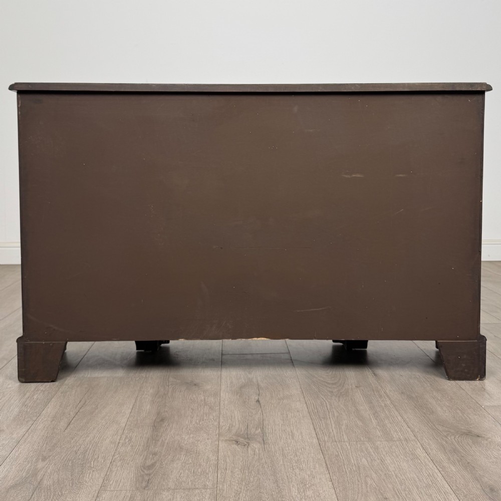 Antique 20th Century Small Breakfront Sideboard In Mahogany  View VII