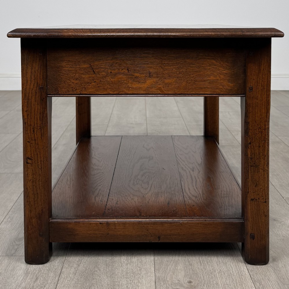 Antique 20th Century Fine Quality Coffee Table In Oak View III