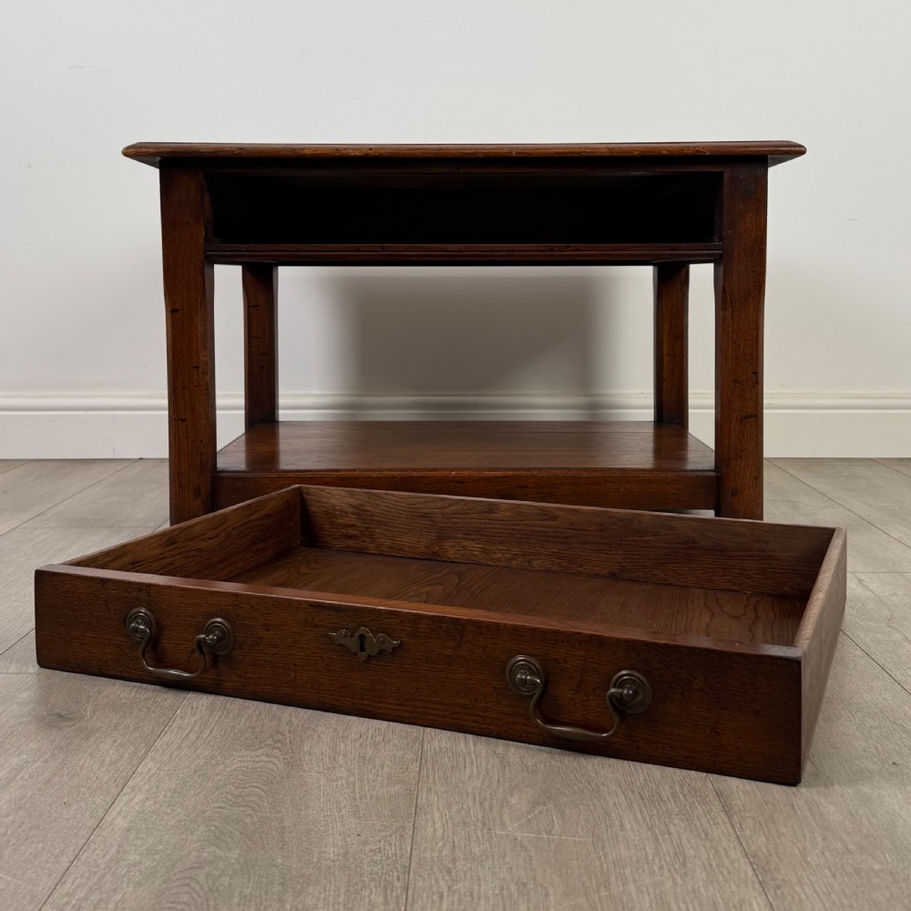 Antique 20th Century Fine Quality Coffee Table In Oak View X