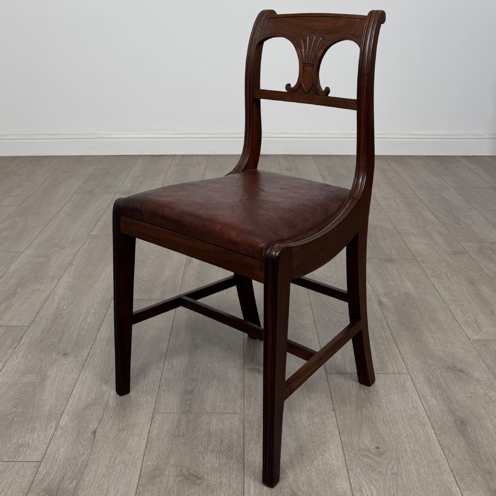 Antique 19th Century Victorian Set Of 8 Mahogany Dining Chairs  View III