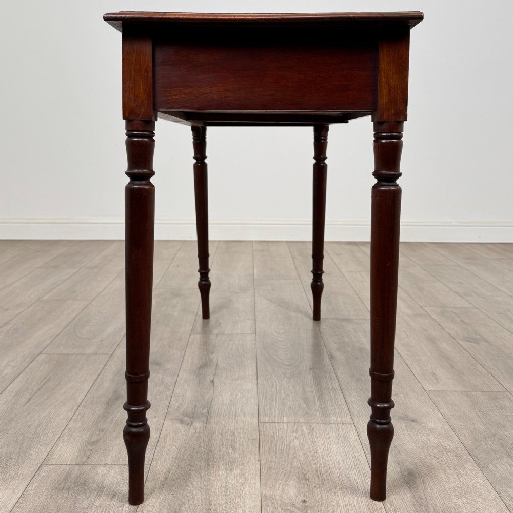 Antique 19th Century Victorian Writing Table In Mahogany  View III