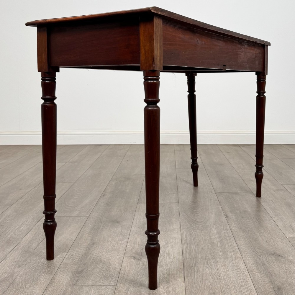  Antique 19th Century Victorian Writing Table In Mahogany  View IV