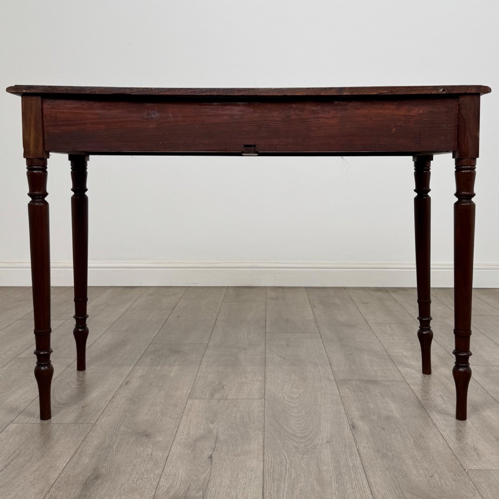  Antique 19th Century Victorian Writing Table In Mahogany  View V