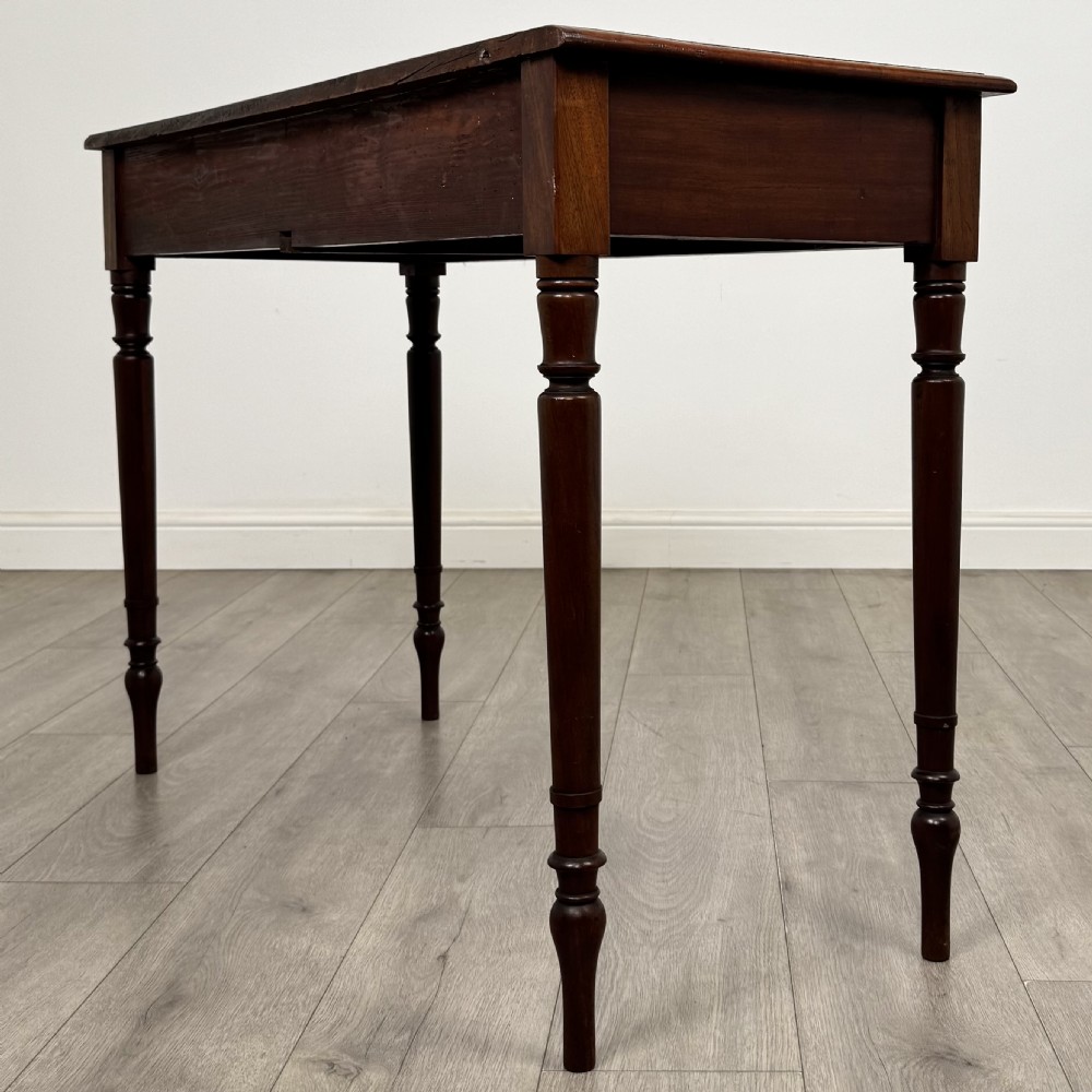  Antique 19th Century Victorian Writing Table In Mahogany  View VI