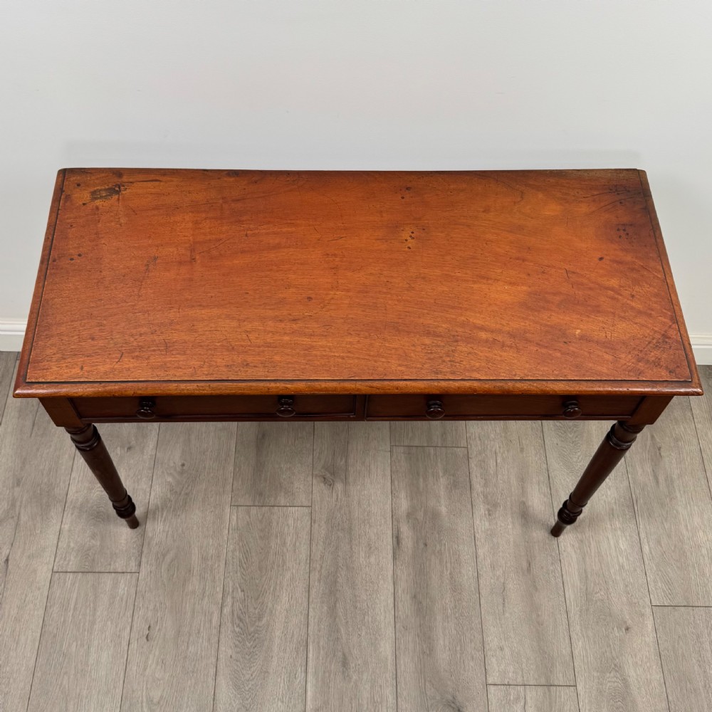  Antique 19th Century Victorian Writing Table In Mahogany  View IX