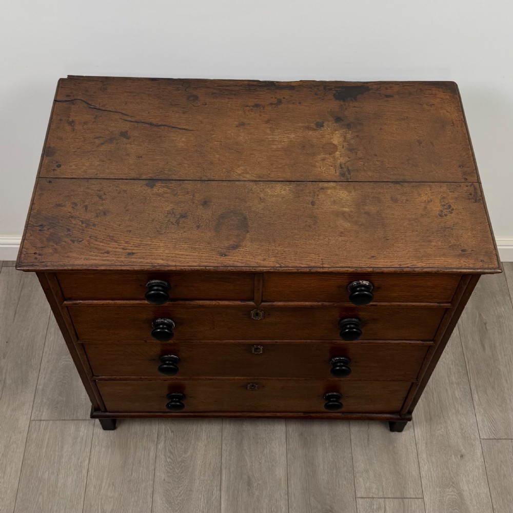 Antique 18th Century Georgian Chest Of Drawers In Oak View X