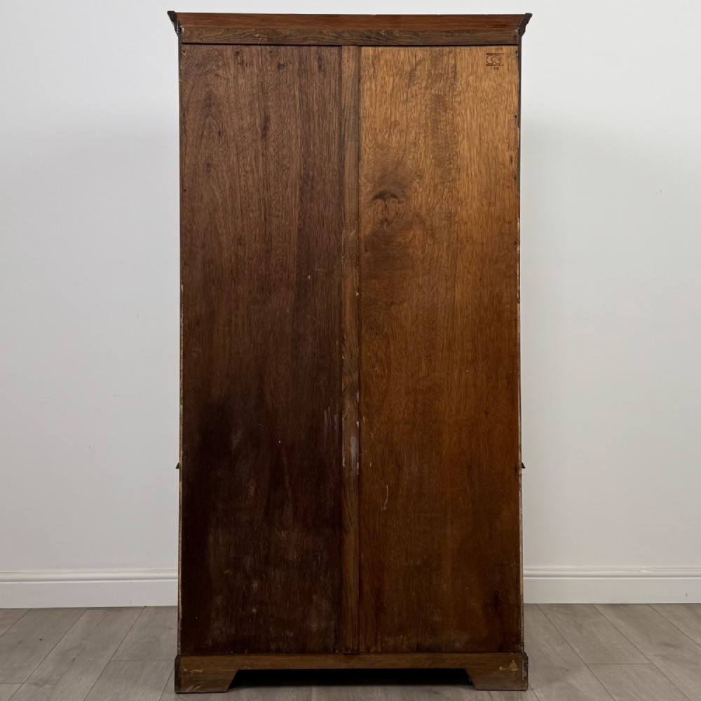 Antique 20th Century Art Deco Oak Wardrobe By Wrighton View VI