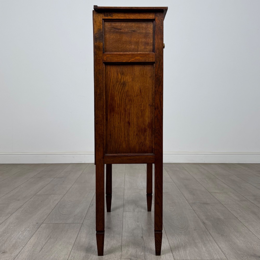 Antique 20th Century Small Edwardian Cabinet In Golden Oak View VIII