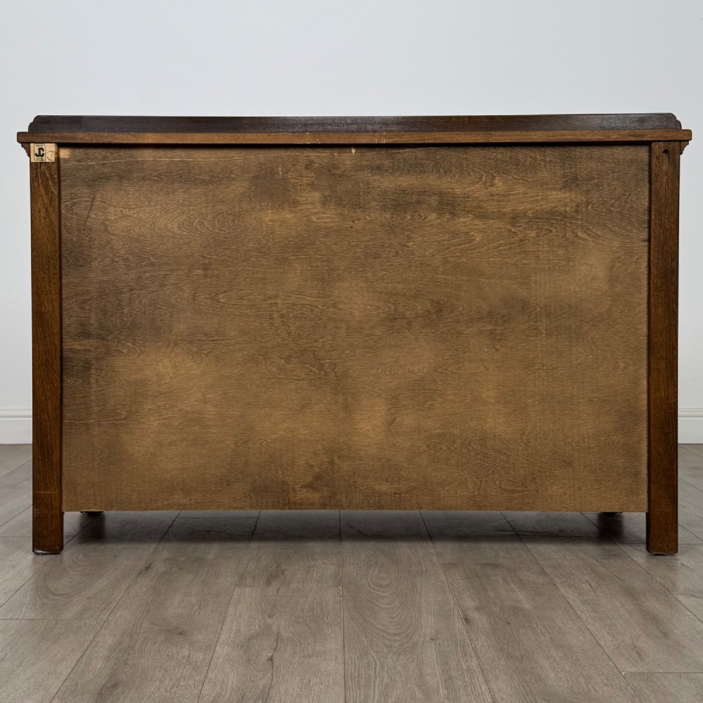 Antique 20th Century Good Quality Sideboard In Oak View VI