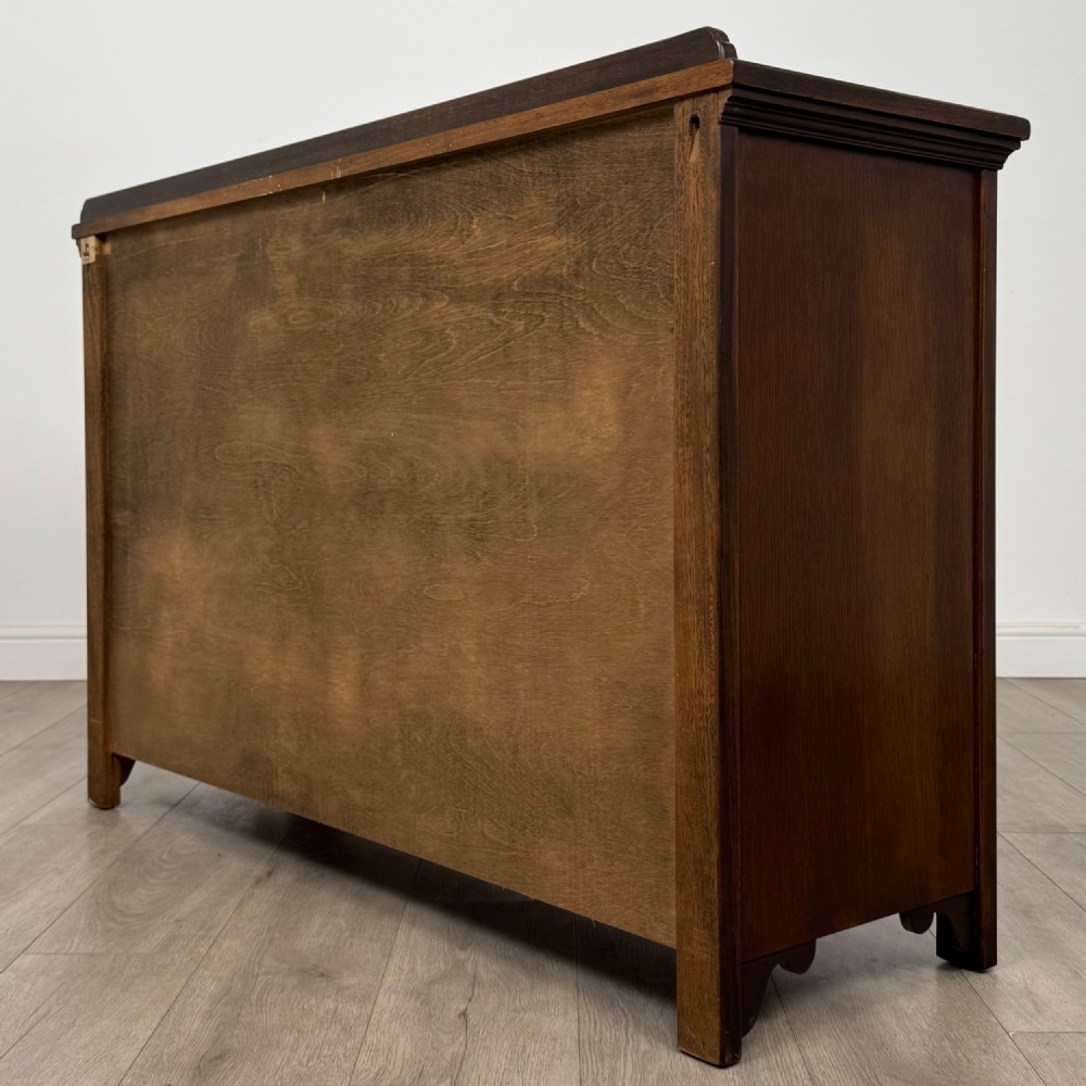 Antique 20th Century Good Quality Sideboard In Oak View VII
