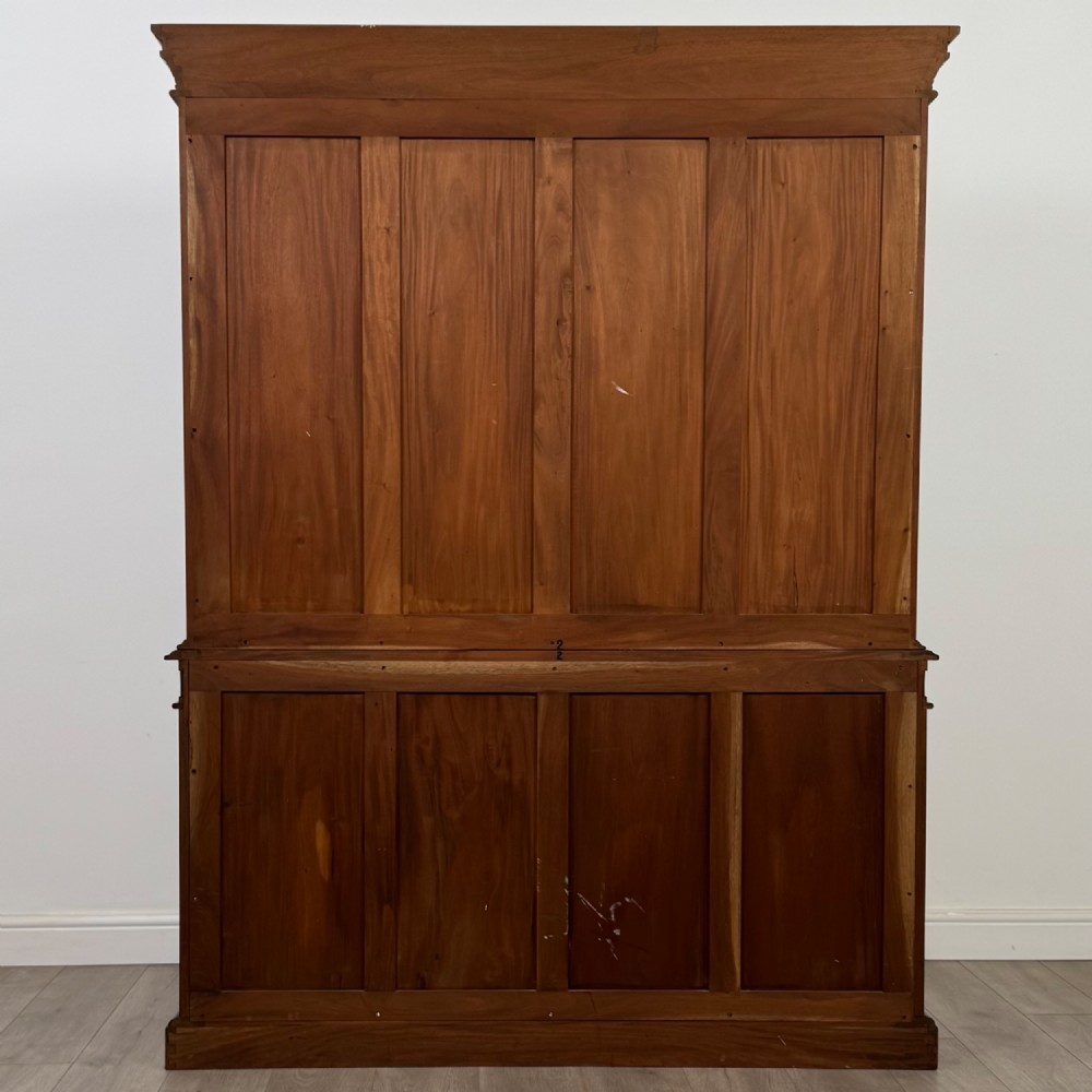 Antique 20th Century Large Mahogany Bookcase View VI