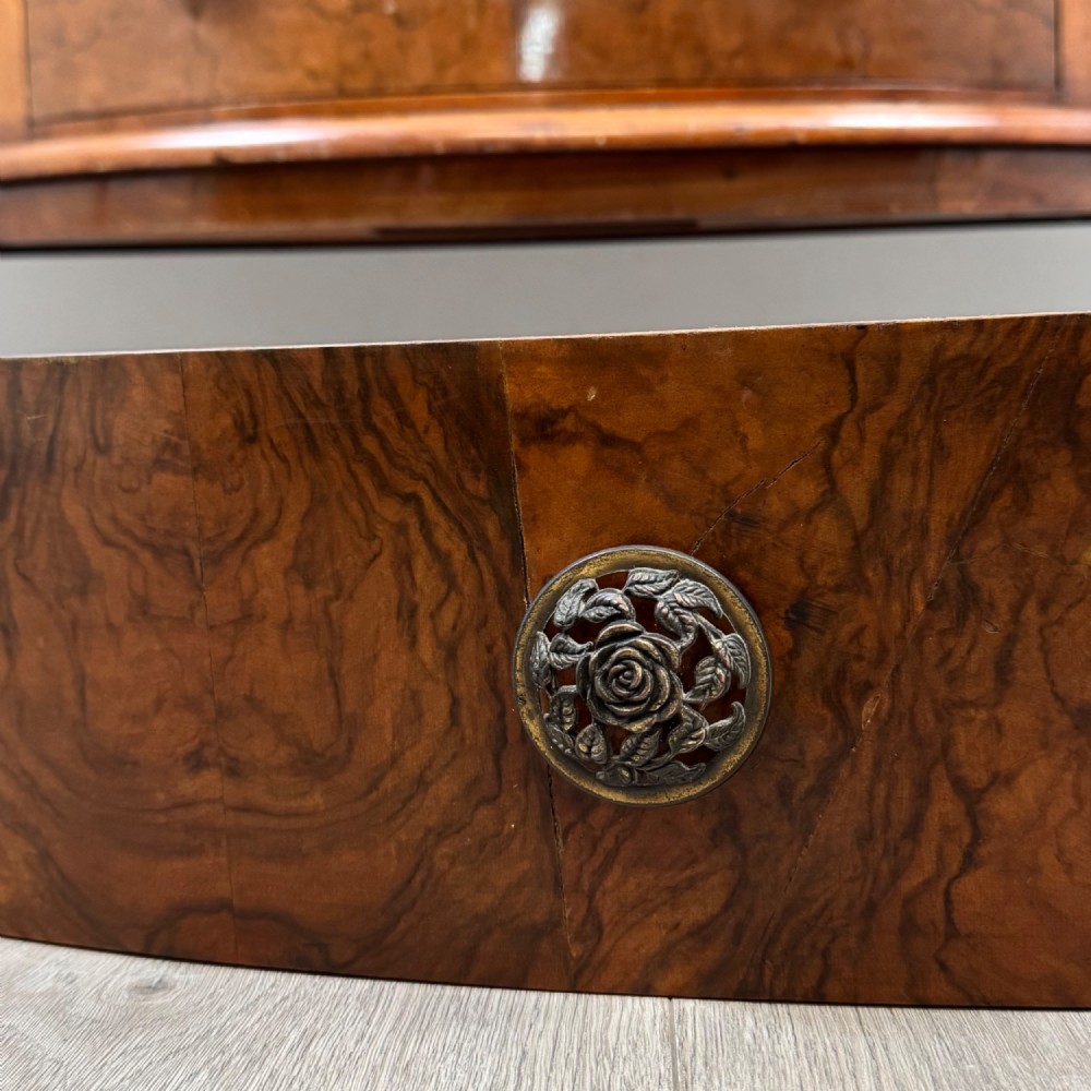 Antique 20th Century Sideboard In Burr Walnut View XII