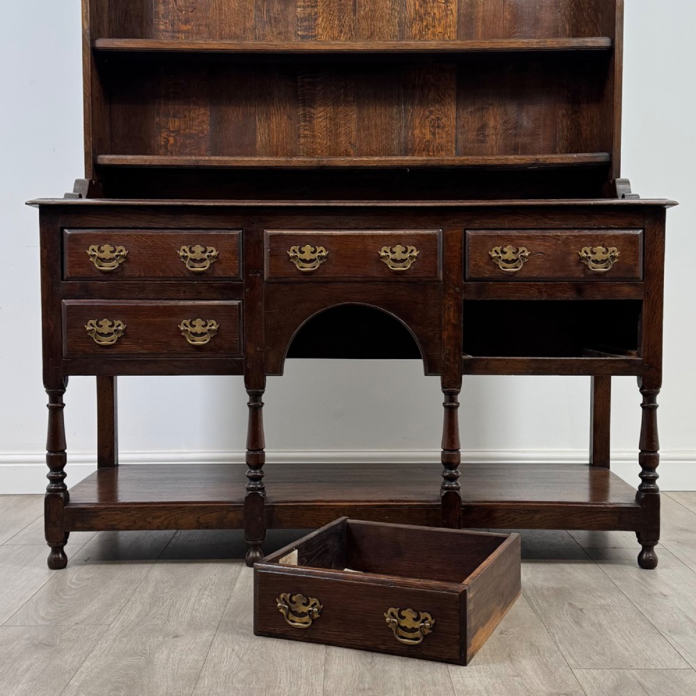Antique 20th Century Fine Quality Welsh Dresser In Oak View X