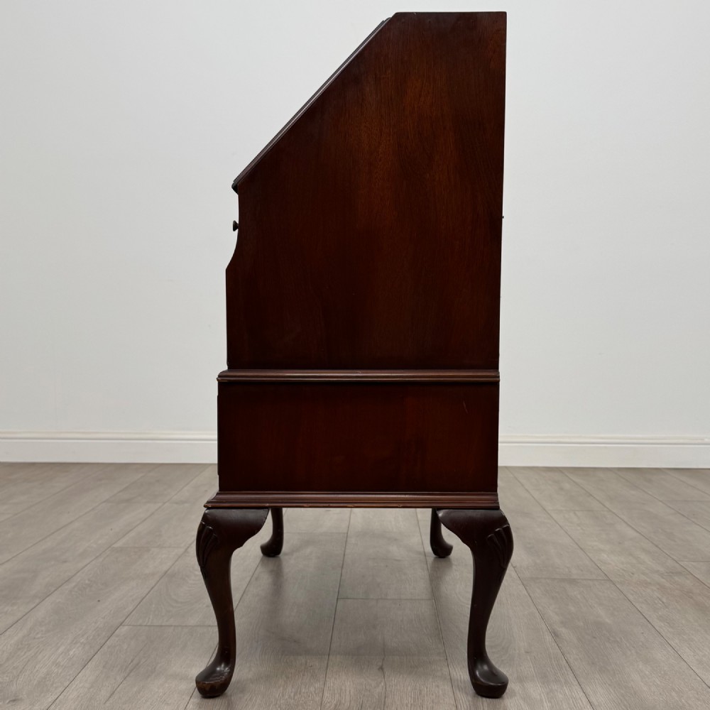 Antique 20th Century Good Quality Bureau In Mahogany View IV
