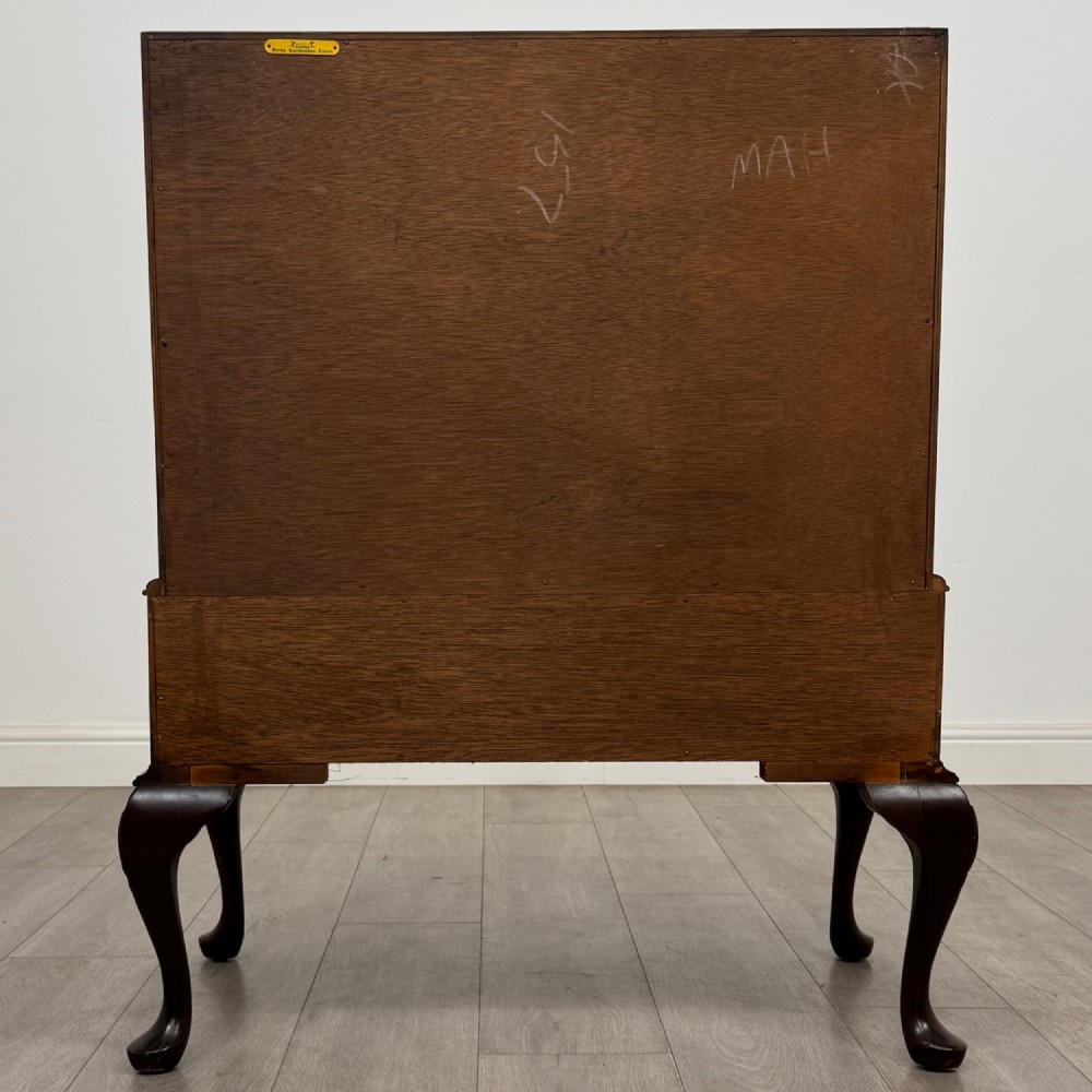 Antique 20th Century Good Quality Bureau In Mahogany View VI