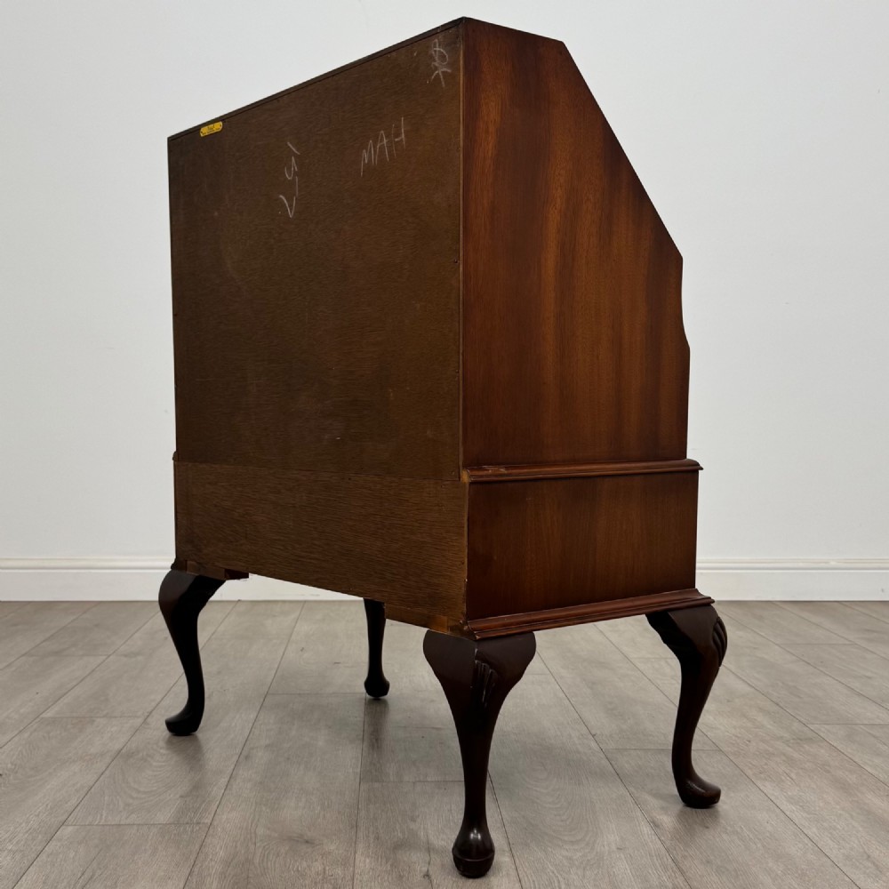 Antique 20th Century Good Quality Bureau In Mahogany View VII
