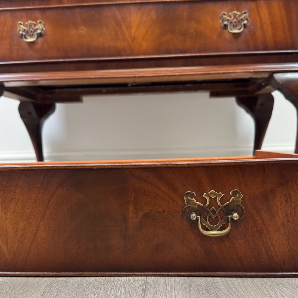 Antique 20th Century Good Quality Bureau In Mahogany View XIII