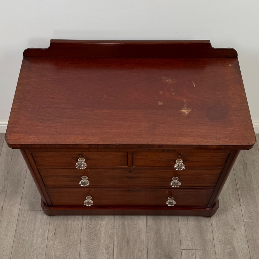 Antique 19th Century Victorian Chest Of Drawers In Mahogany View IX