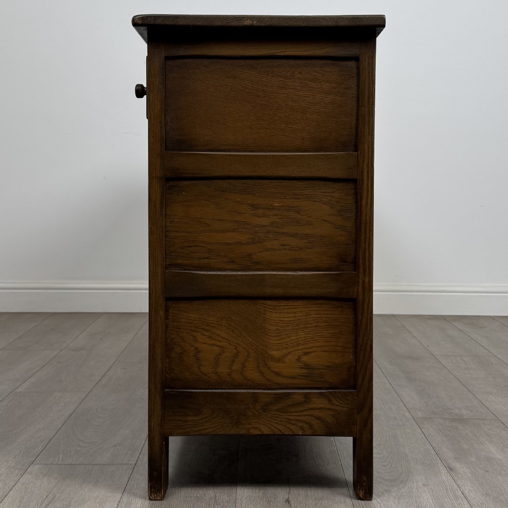 Antique 20th Century Good Quality Sideboard In Oak View IV