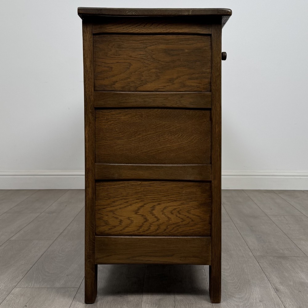 Antique 20th Century Good Quality Sideboard In Oak View VIII