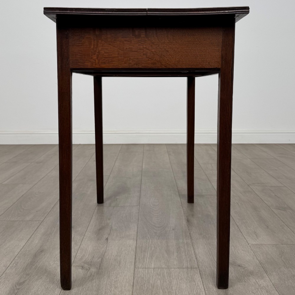 Antique 18th Century Small Georgian Writing Table In Oak View VII