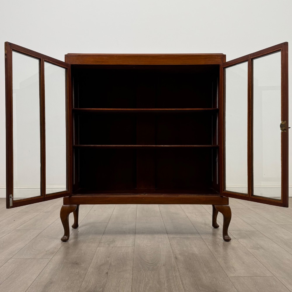 Antique 20th Century Small Mahogany Display Cabinet View II